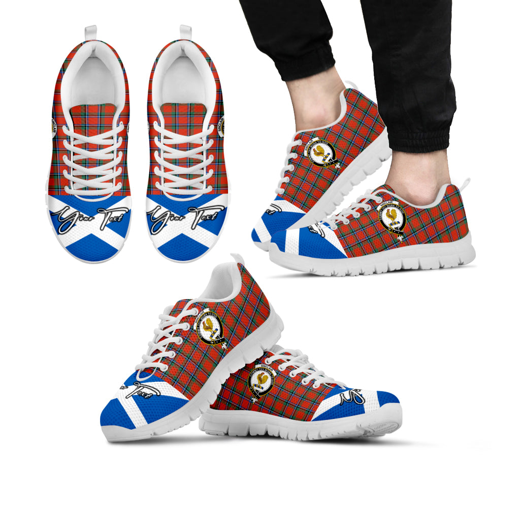 sinclair-ancient-family-crest-tartan-sneaker-tartan-plaid-with-scotland-flag-shoes-personalized-your-signature
