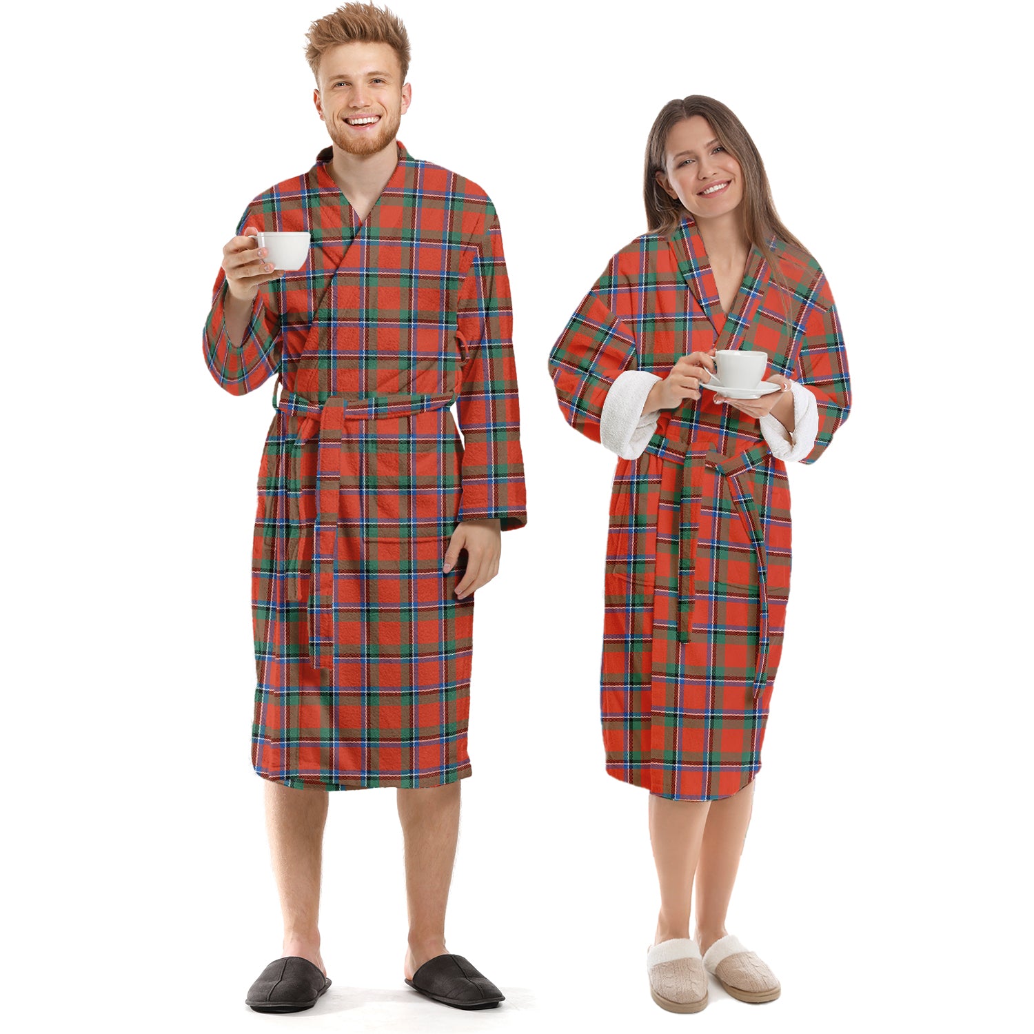 sinclair-ancient-tartan-bathrobe-tartan-mens-robe-tartan-womens-robe