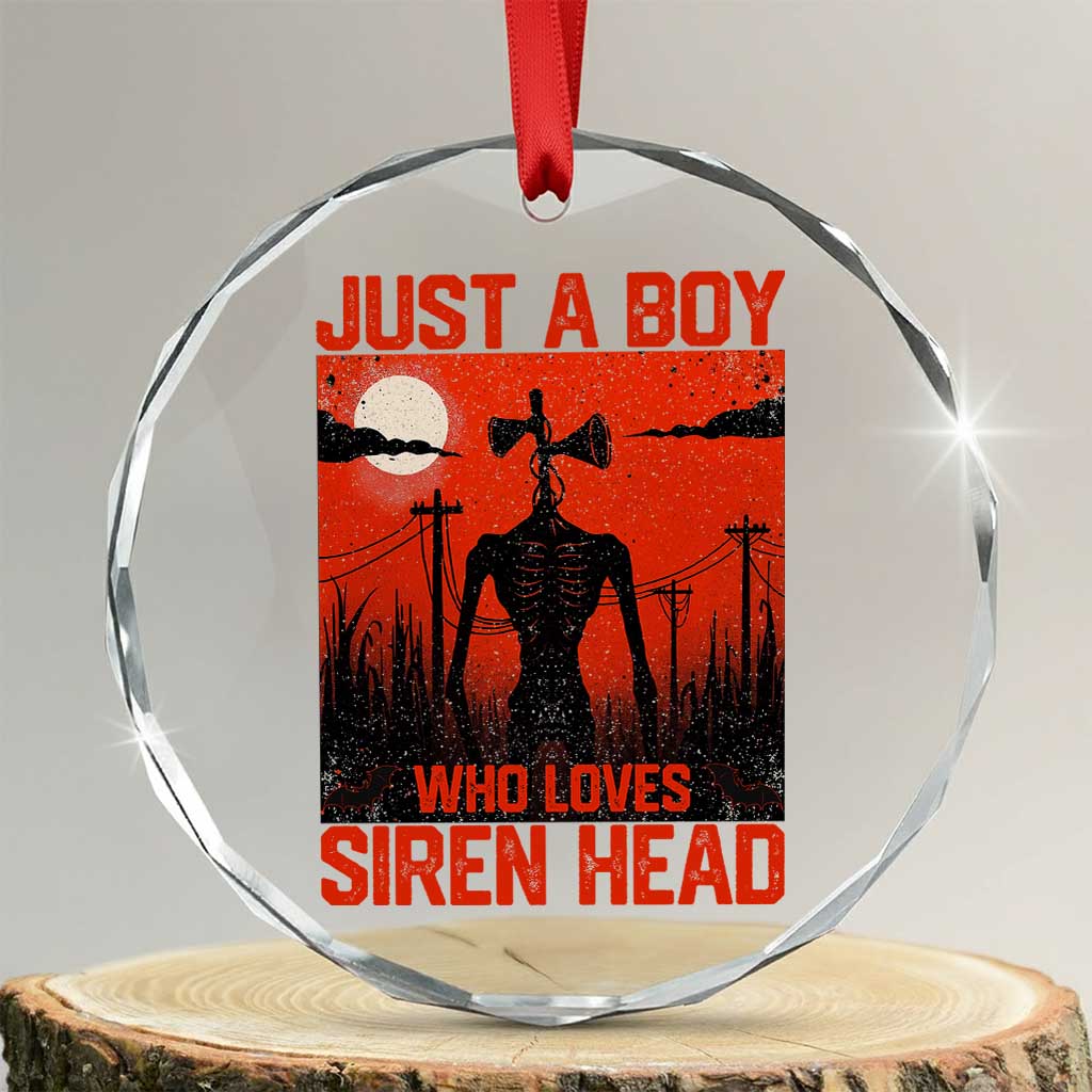 Siren Head Crystal Glass Ornament American Cryptid Lovers Boy TS10