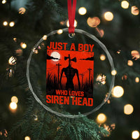 Siren Head Crystal Glass Ornament American Cryptid Lovers Boy TS10