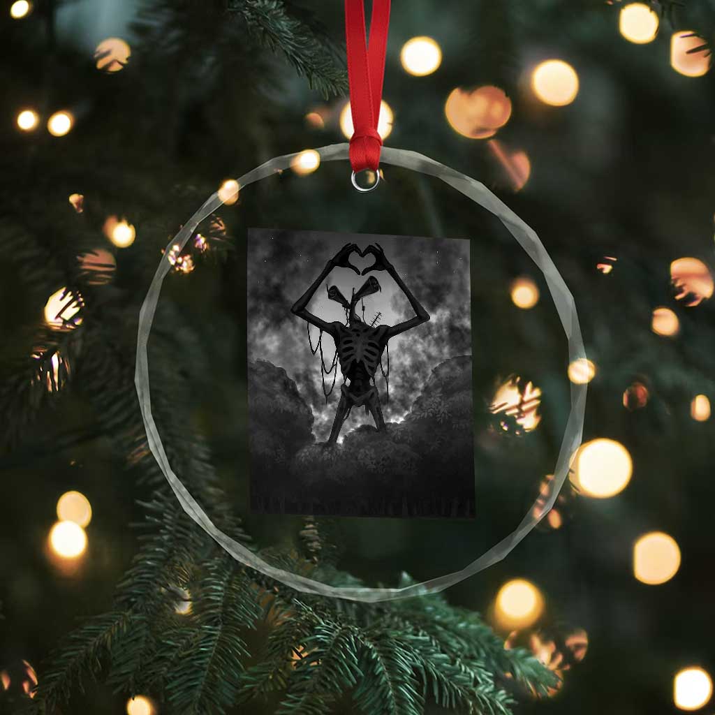 Siren Head Crystal Glass Ornament Horror Poster Halloween Supernatural American Cryptid TS10