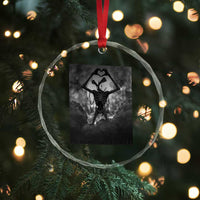Siren Head Crystal Glass Ornament Horror Poster Halloween Supernatural American Cryptid TS10