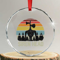 Siren Head Crystal Glass Ornament Retro American Cryptid TS10