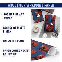 Siren Head Wrapping Paper Roll American Cryptid Lovers Boy - Wonder Print Shop