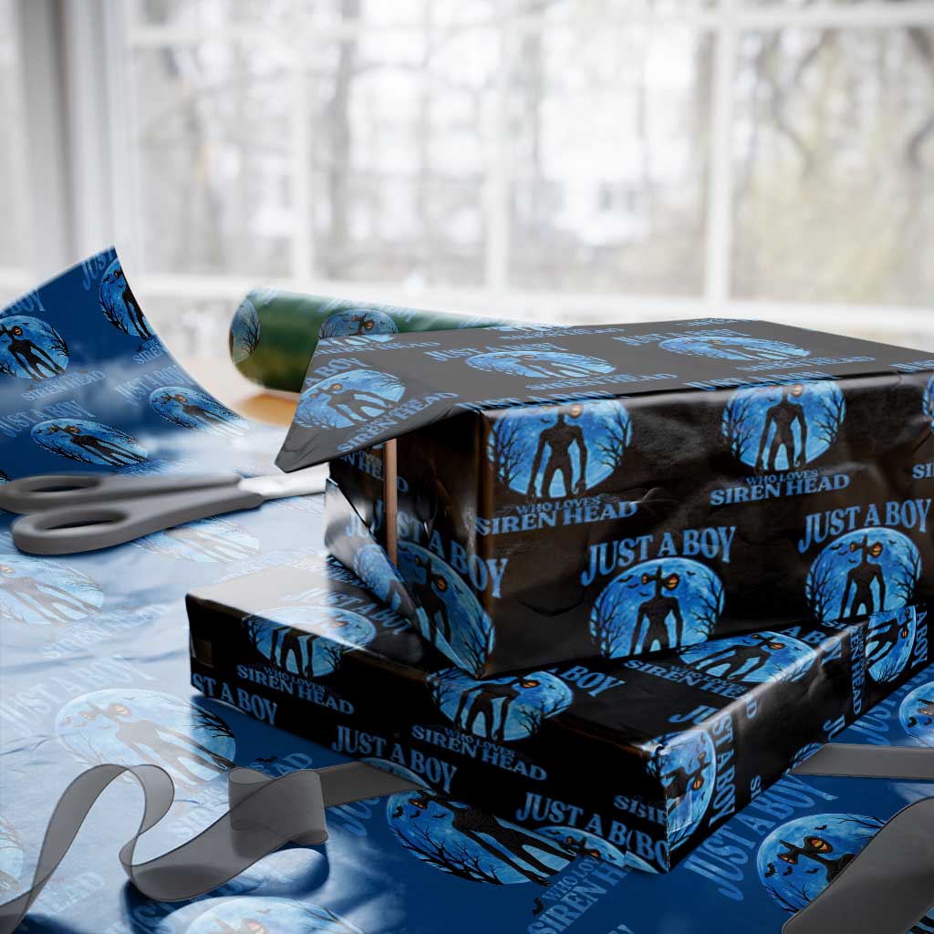 Siren Head Wrapping Paper Roll Supernatural American Cryptid Boys - Wonder Print Shop