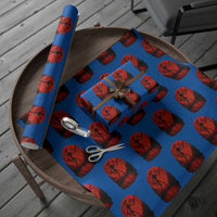 Siren Head Wrapping Paper Roll Supernatural American Cryptid Full Blood Moon Halloween - Wonder Print Shop