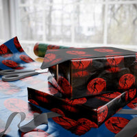 Siren Head Wrapping Paper Roll Supernatural American Cryptid Full Blood Moon Halloween - Wonder Print Shop