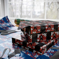 Siuuuu Celebration Number 7 Seven Soccer Fans Wrapping Paper Roll
