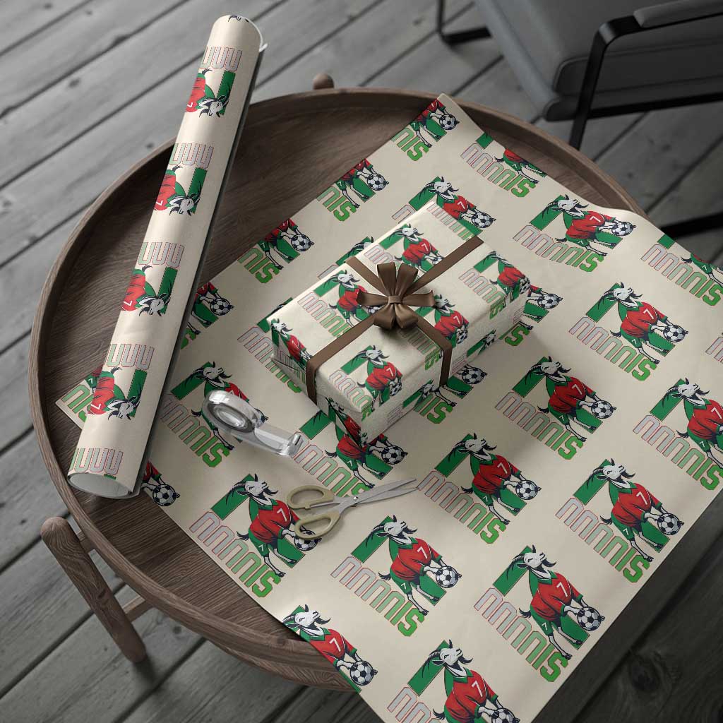 Siuuuu Game Day Soccer Celebration Wrapping Paper Roll Gift For Fans