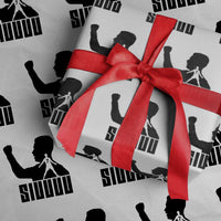 Siuuuu Number Seven Soccer Celebration Wrapping Paper Roll Funny Sport Lovers Gift