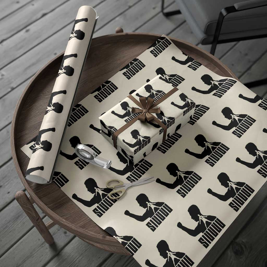 Siuuuu Number Seven Soccer Celebration Wrapping Paper Roll Funny Sport Lovers Gift