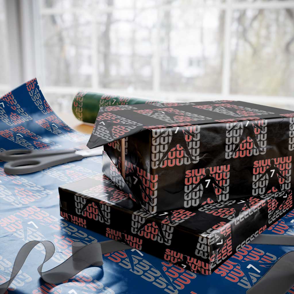 Siuuuu Soccer Celebration Wrapping Paper Roll Gift For Fans