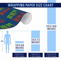 Siuuuu Soccer Celebration Wrapping Paper Roll Gift For Soccer Lovers