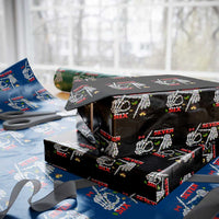 Six And Seven Meme Skeleton Wrapping Paper Roll Funny Trendy Christmas Party Gift - Wonder Print Shop