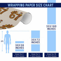 Six And Seven Meme Turkey Wrapping Paper Roll Funny Thanksgiving Gift - Wonder Print Shop