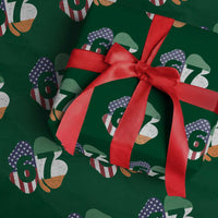 Six Seven 6 7 St Patricks Day Wrapping Paper Roll 67 Meme Irish American Ireland Flag Lucky Shamrocks