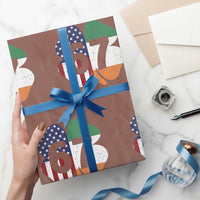 Six Seven 6 7 St Patricks Day Wrapping Paper Roll 67 Meme Irish American Ireland Flag Lucky Shamrocks