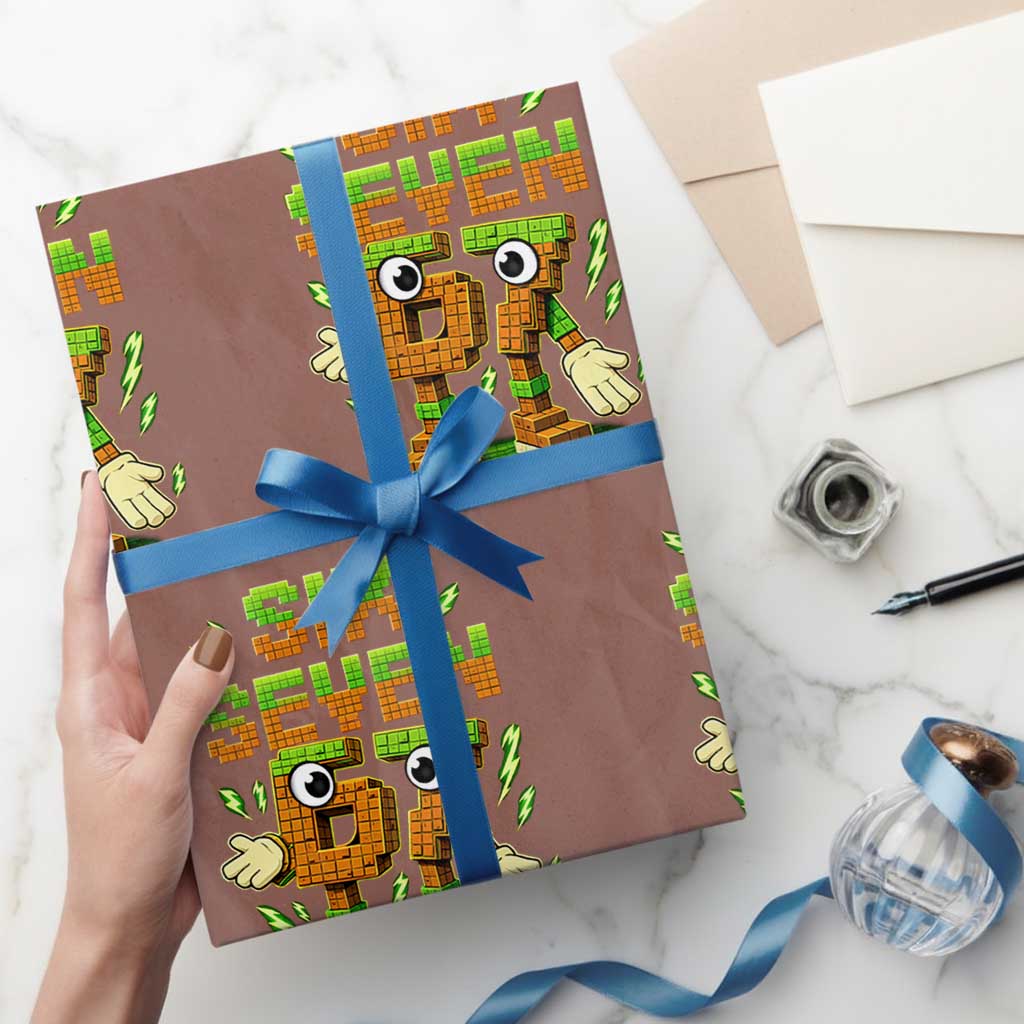Six Seven Brainrot Italian Funny 67 Kids Gaming Meme Wrapping Paper Roll