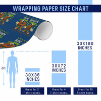 Six Seven Brainrot Italian Funny 67 Wrapping Paper Roll Checkered Kids Gaming Meme