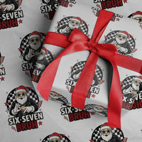 Six Seven Bruh Christmas Meme Wrapping Paper Roll Cool Santa 67 Hand Sign Street Style Vibes - Wonder Print Shop