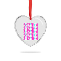 Six Seven Glitch Optical Illusion Meme Heart Crystal Glass Ornament Funny Gen Z Alpha Gift - Wonder Print Shop