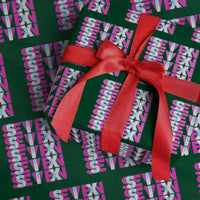 Six Seven Glitch Optical Illusion Meme Wrapping Paper Roll Funny Gen Z Alpha Gift - Wonder Print Shop