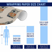 Six Seven Meme Cat 67 Pizza Nugget Wrapping Paper Roll Funny Gen Alpha 67 Trend Gift - Wonder Print Shop
