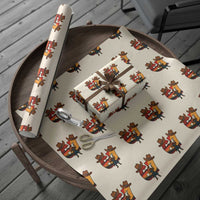 Six Seven Meme Cowboy Wrapping Paper Roll Funny Western 67 Trend Gift - Wonder Print Shop