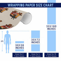 Six Seven Meme Cowboy Wrapping Paper Roll Funny Western 67 Trend Gift - Wonder Print Shop