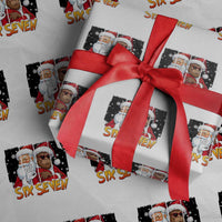 Six Seven Meme Santa Bigfoot Wrapping Paper Roll 67 Viral Gen Alpha Slang Christmas Gift - Wonder Print Shop