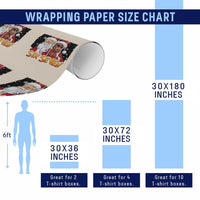 Six Seven Meme Santa Bigfoot Wrapping Paper Roll 67 Viral Gen Alpha Slang Christmas Gift - Wonder Print Shop
