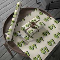 Six Seven Meme Tennis Lover Wrapping Paper Roll Gen Alpha Slang Gift - Wonder Print Shop