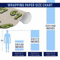 Six Seven Meme Tennis Lover Wrapping Paper Roll Gen Alpha Slang Gift - Wonder Print Shop