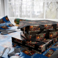 Skeleton Christmas Wrapping Paper Roll When You're Dead Inside But It's Xmas Chillin'