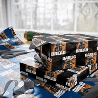 Skeleton Meme Wrapping Paper Roll Garlic Bread Flaming Biker On Fire Funny Edgy Hard Cringe