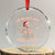 Skeleton Xmas Crystal Glass Ornament Ho Ho Holy Shit What A Year Retro Funny - Wonder Print Shop