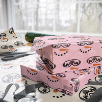 Ski Snowboard Snowman Face Wrapping Paper Roll Goggles Skiing Snow Ski Lover Skier - Wonder Print Shop