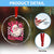 Skibidi Rizzmas Santa Crystal Glass Ornament Rizz Santa Pink Groovy Funny Xmas Gen Alpha Girl Kids - Wonder Print Shop