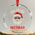 Skibidi Rizzmas Xmas Crystal Glass Ornament Rizz Santa Claus Retro Funny Xmas Gen Alpha Kid - Wonder Print Shop