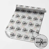 Skin Cancer Awareness Month Wrapping Paper Roll In May We Wear Black