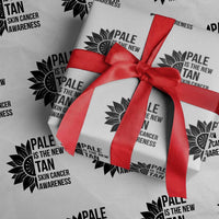 Skin Cancer Survivor Warrior Wrapping Paper Roll Pale Is The New Tan