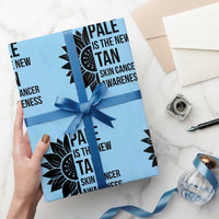 Skin Cancer Survivor Warrior Wrapping Paper Roll Pale Is The New Tan