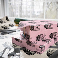 Skin Cancer Survivor Warrior Wrapping Paper Roll Pale Is The New Tan