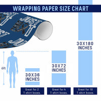 Skin Cancer Warrior Awareness Fighter Wrapping Paper Roll Just Cure It