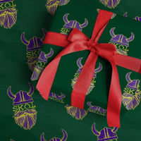 Skol Nordic Scandinavian Warrior Viking Helmet Wrapping Paper Roll - Wonder Print Shop
