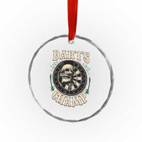 Skull Dartboard Retro Vintage Crystal Glass Ornament Darts Player Champion Gift - Wonder Print Shop