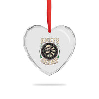 Skull Dartboard Retro Vintage Heart Crystal Glass Ornament Darts Player Champion Gift - Wonder Print Shop