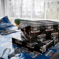 Skull Pirate Let The Pirate Shenanigans Begin Wrapping Paper Roll Halloween Crossbones Freebooter