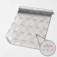 Slay The Court Tennis Girl Wrapping Paper Roll Gift For Sport Lover - Wonder Print Shop