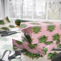 Slimy Shamrock Baseball Glove Wrapping Paper Roll St Patricks Day Gift